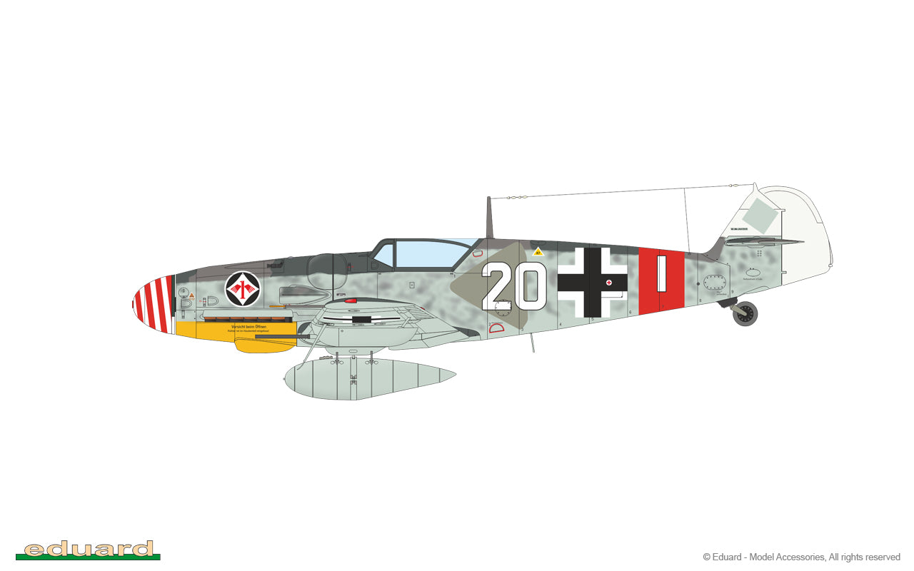 Eduard kits 2145 1:72 Messerschmitt Bf-109G GUSTAV pt. 2 DUAL COMBO