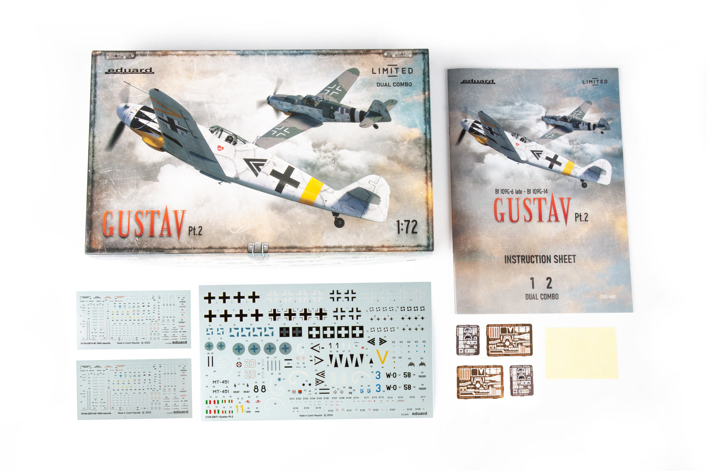 Eduard kits 2145 1:72 Messerschmitt Bf-109G GUSTAV pt. 2 DUAL COMBO