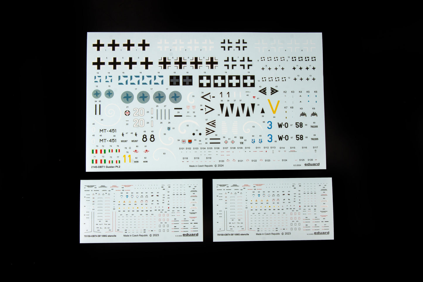 Eduard kits 2145 1:72 Messerschmitt Bf-109G GUSTAV pt. 2 DUAL COMBO