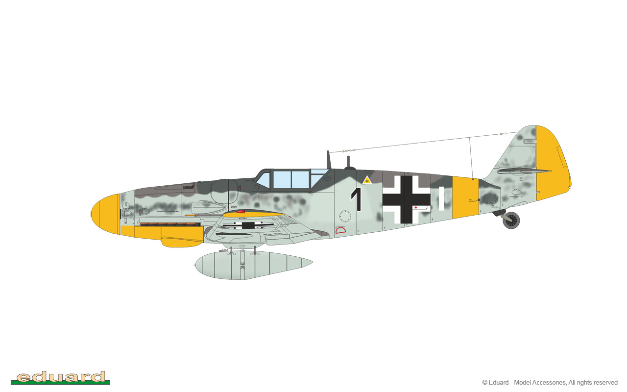 Eduard kits 2145 1:72 Messerschmitt Bf-109G GUSTAV pt. 2 DUAL COMBO