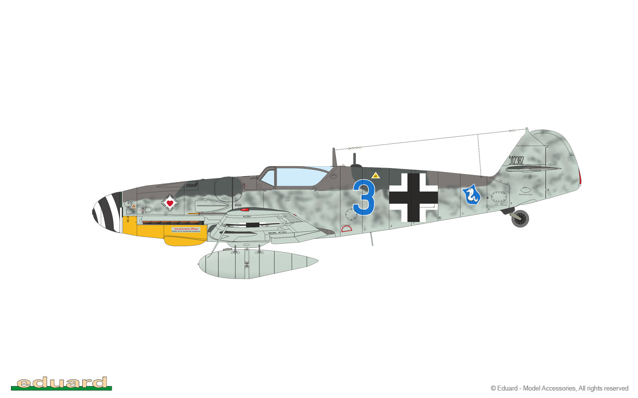 Eduard kits 2145 1:72 Messerschmitt Bf-109G GUSTAV pt. 2 DUAL COMBO