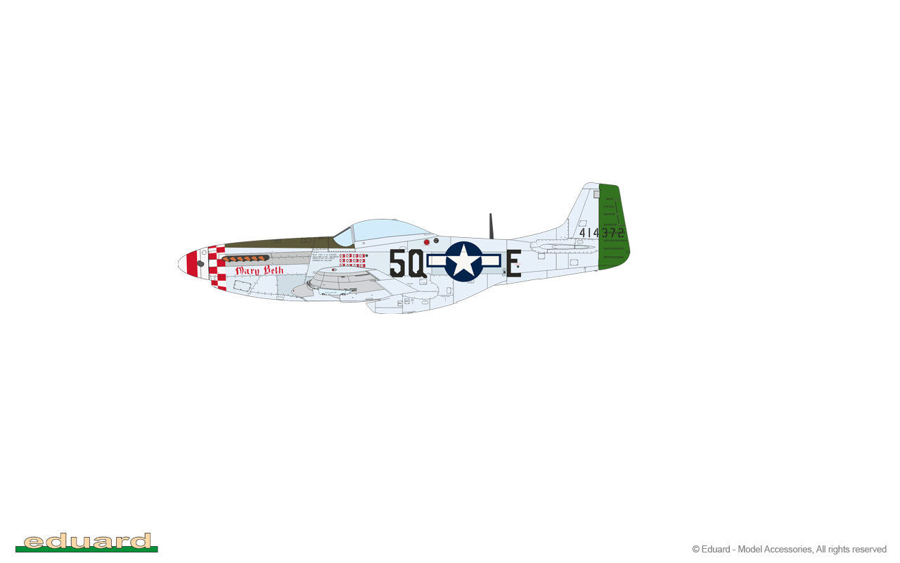 Eduard kits 2147 1:72 Aces Of The Eighth Dual Combo - P-51D Mustang