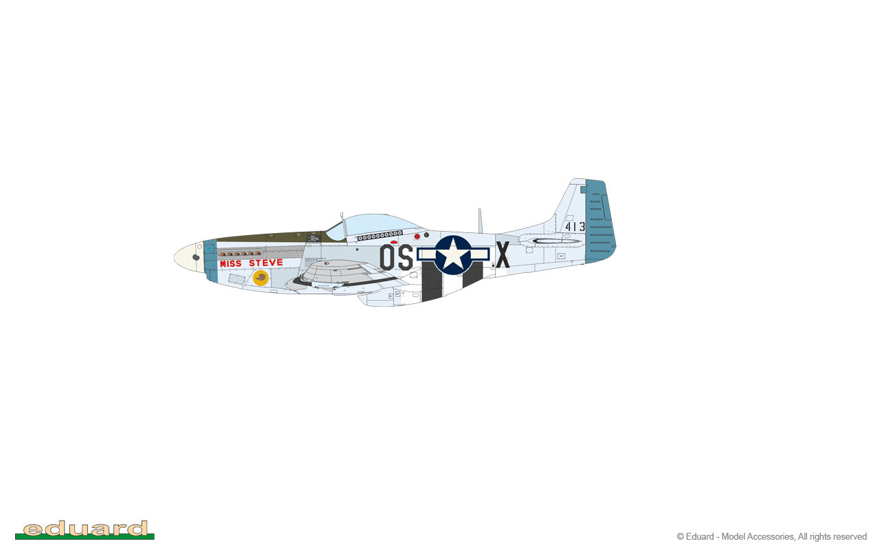 Eduard kits 2147 1:72 Aces Of The Eighth Dual Combo - P-51D Mustang