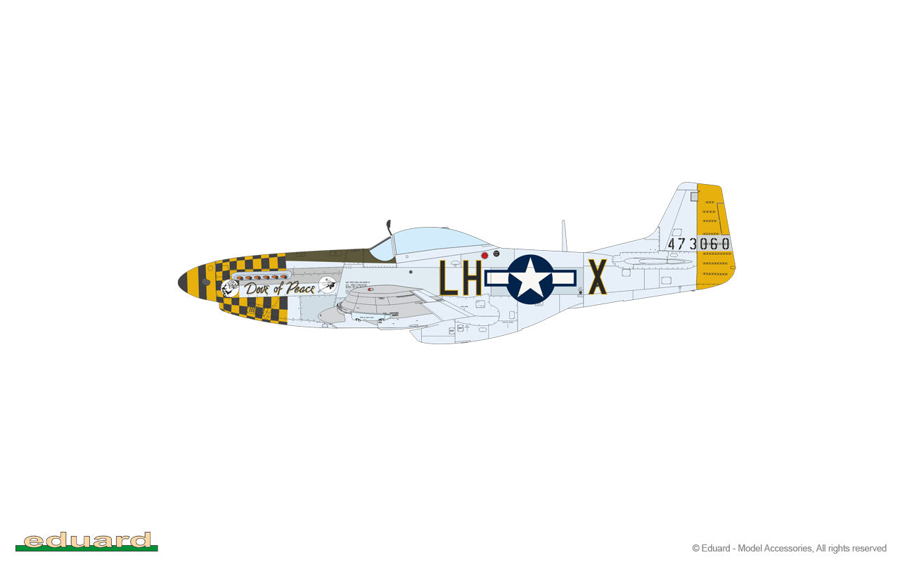 Eduard kits 2147 1:72 Aces Of The Eighth Dual Combo - P-51D Mustang