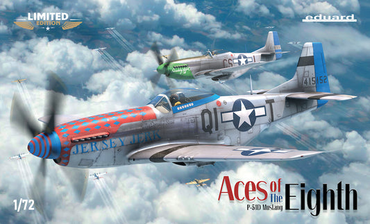 Eduard kits 2147 1:72 Aces Of The Eighth Dual Combo - P-51D Mustang