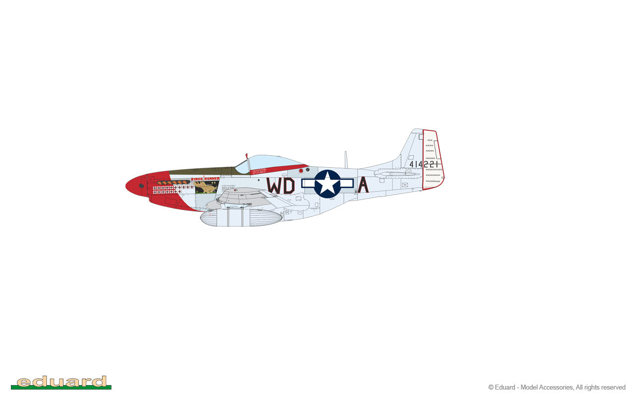 Eduard kits 2147 1:72 Aces Of The Eighth Dual Combo - P-51D Mustang