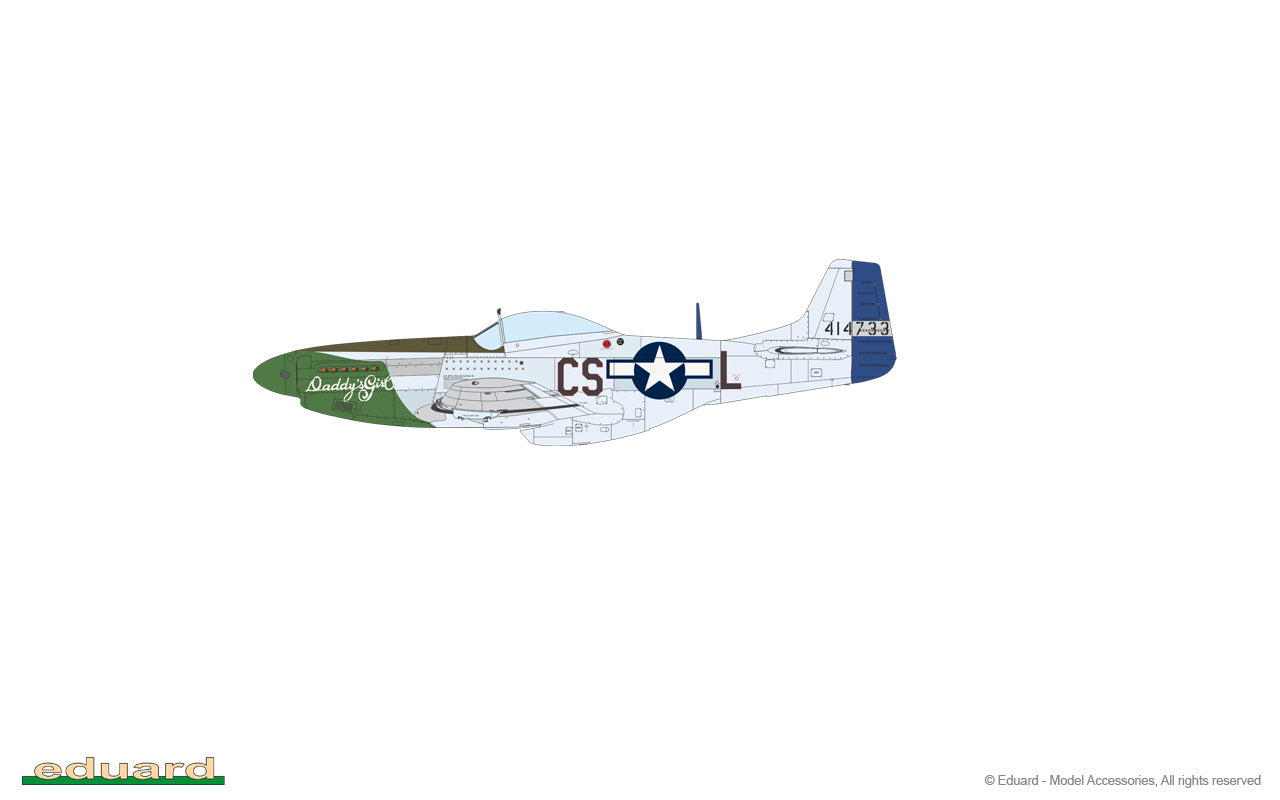 Eduard kits 2147 1:72 Aces Of The Eighth Dual Combo - P-51D Mustang