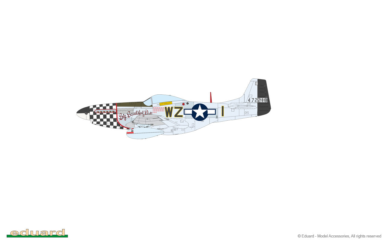 Eduard kits 2147 1:72 Aces Of The Eighth Dual Combo - P-51D Mustang