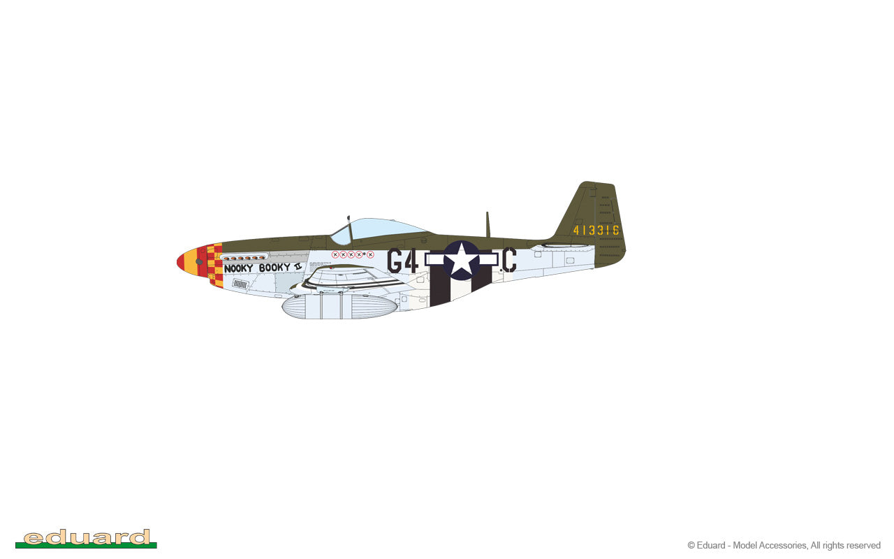 Eduard kits 2147 1:72 Aces Of The Eighth Dual Combo - P-51D Mustang