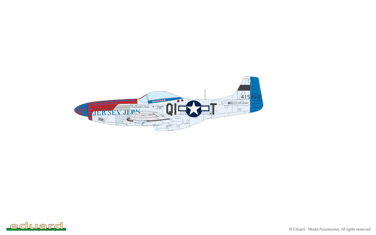 Eduard kits 2147 1:72 Aces Of The Eighth Dual Combo - P-51D Mustang