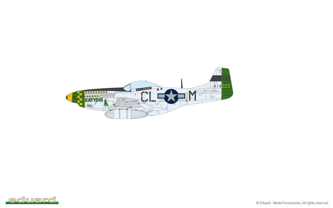 Eduard kits 2147 1:72 Aces Of The Eighth Dual Combo - P-51D Mustang