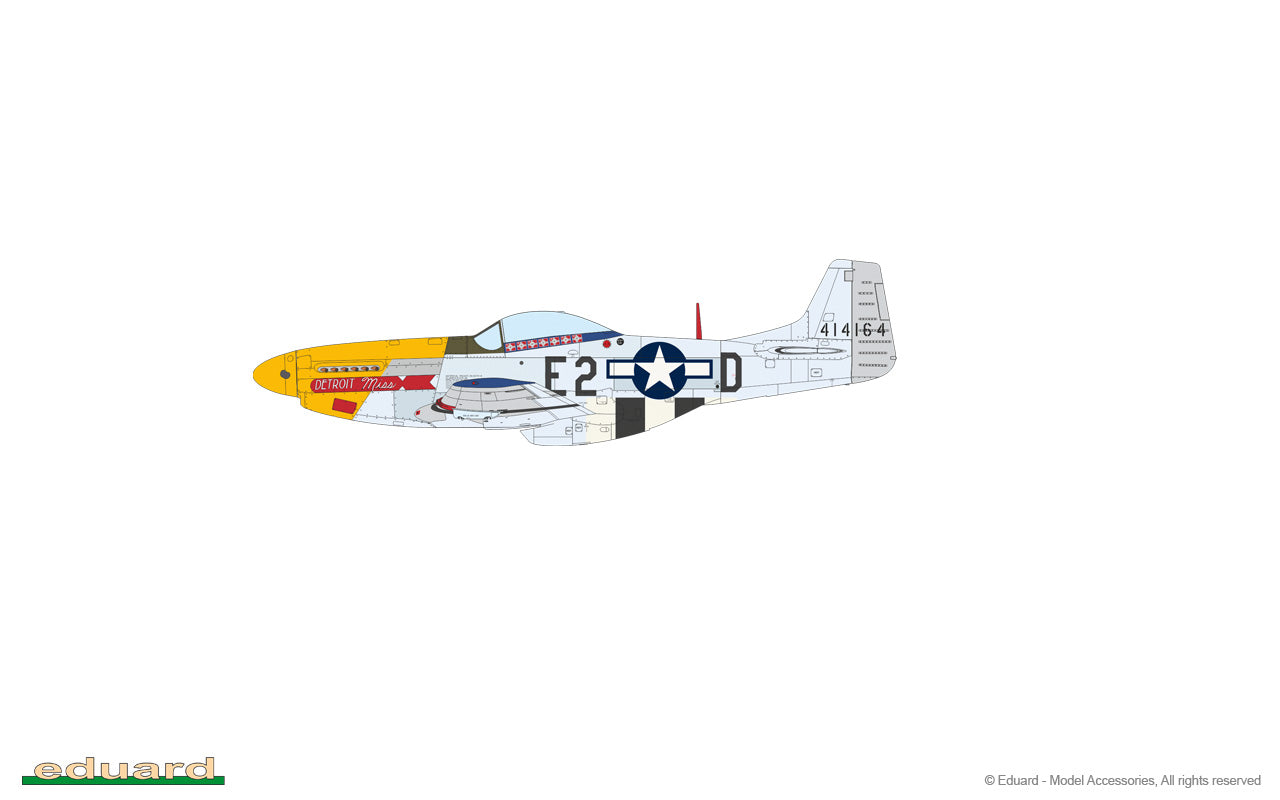 Eduard kits 2147 1:72 Aces Of The Eighth Dual Combo - P-51D Mustang