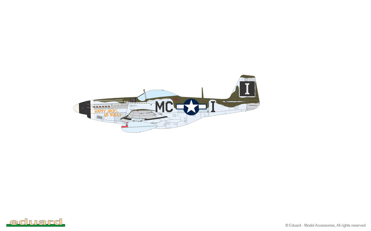 Eduard kits 2147 1:72 Aces Of The Eighth Dual Combo - P-51D Mustang