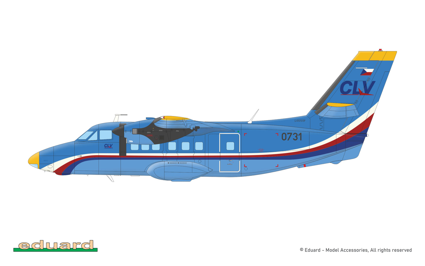 Eduard kits 2148 1:72 Let L-410UVP Turbolet Limited Edition