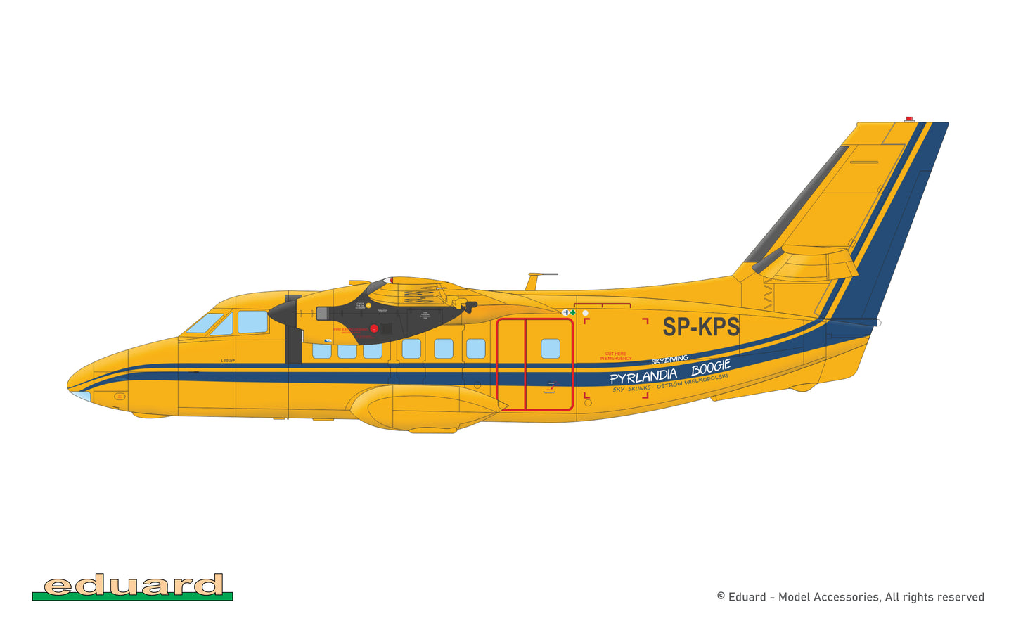 Eduard kits 2148 1:72 Let L-410UVP Turbolet Limited Edition