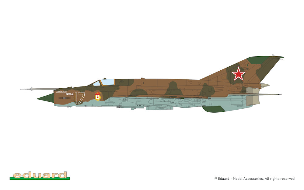 Eduard kits 2151 1:72 Mikoyan MiG-21bis DUAL COMBO