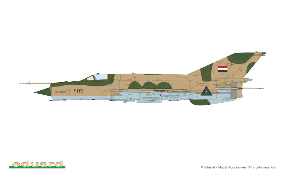 Eduard kits 2151 1:72 Mikoyan MiG-21bis DUAL COMBO