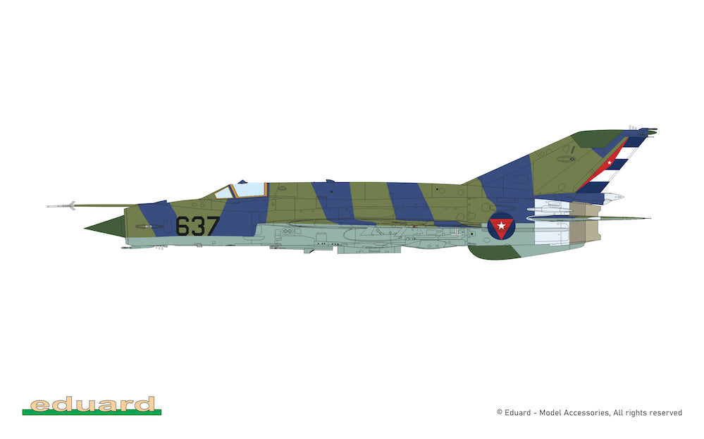 Eduard kits 2151 1:72 Mikoyan MiG-21bis DUAL COMBO