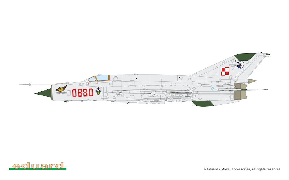 Eduard kits 2151 1:72 Mikoyan MiG-21bis DUAL COMBO