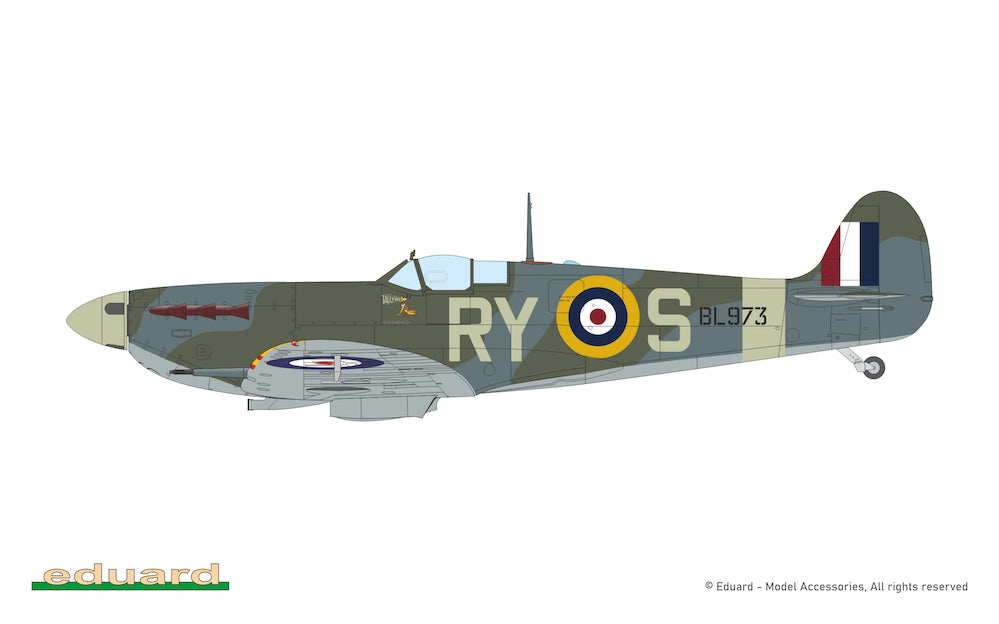 Eduard kits 2154 1:72 Supermarine Spitfire STORY: The Sweeps DUAL COMBO