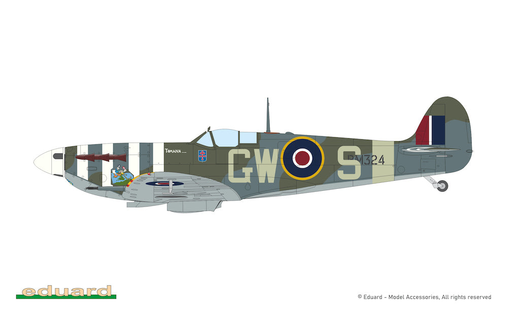 Eduard kits 2154 1:72 Supermarine Spitfire STORY: The Sweeps DUAL COMBO