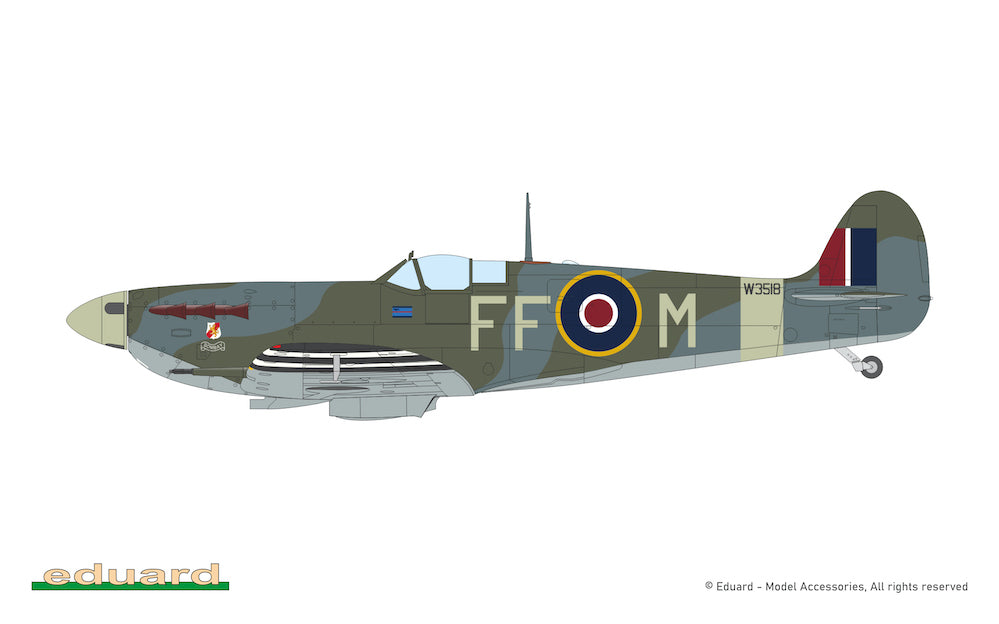 Eduard kits 2154 1:72 Supermarine Spitfire STORY: The Sweeps DUAL COMBO