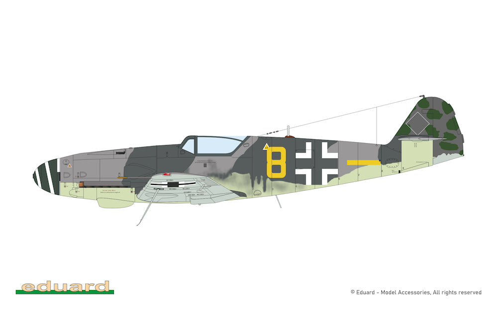 Eduard kits 2155 1:72 Messerschmitt Bf-109K-4 KURFÜRST DUAL COMBO