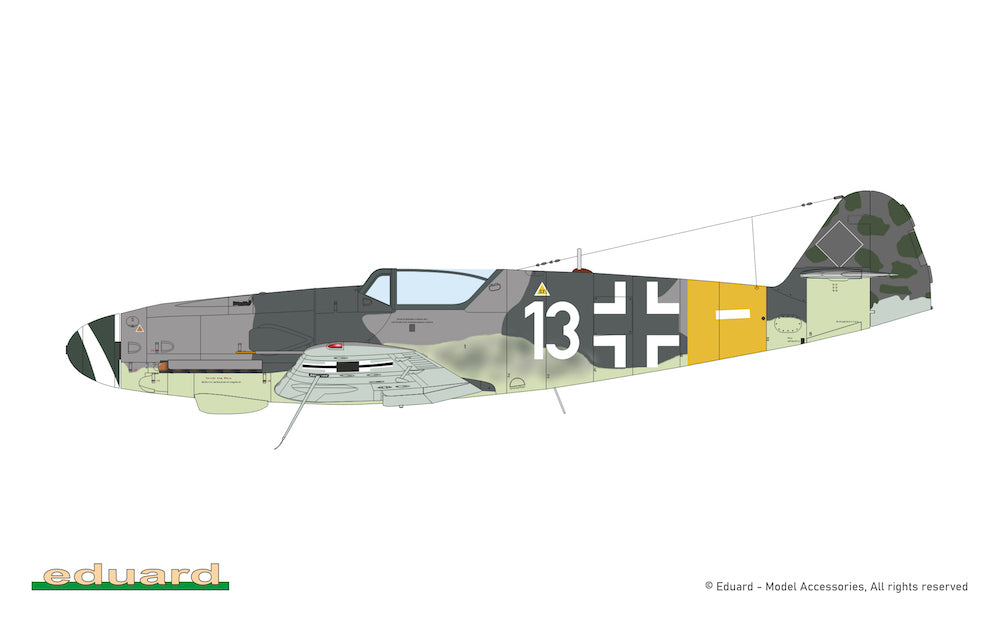 Eduard kits 2155 1:72 Messerschmitt Bf-109K-4 KURFÜRST DUAL COMBO