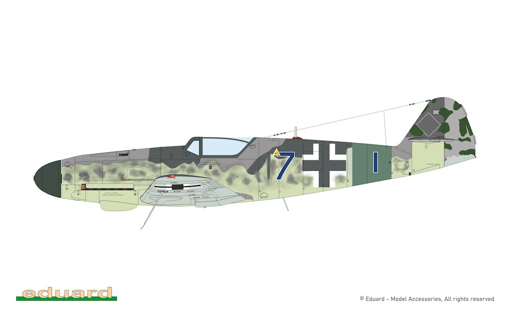 Eduard kits 2155 1:72 Messerschmitt Bf-109K-4 KURFÜRST DUAL COMBO