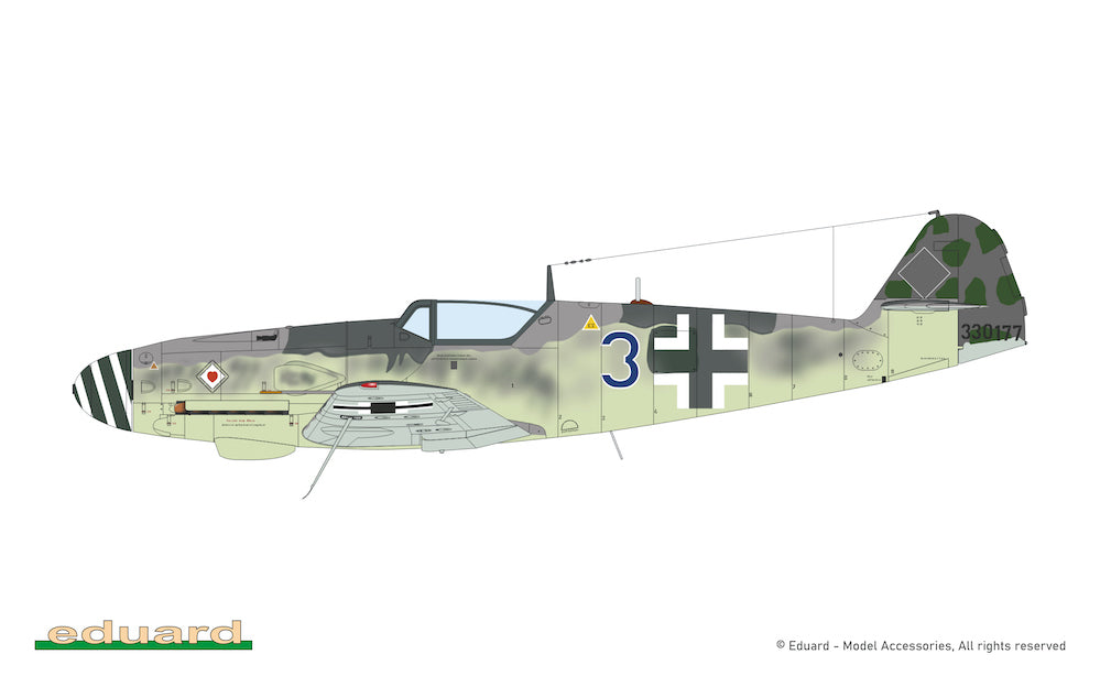 Eduard kits 2155 1:72 Messerschmitt Bf-109K-4 KURFÜRST DUAL COMBO