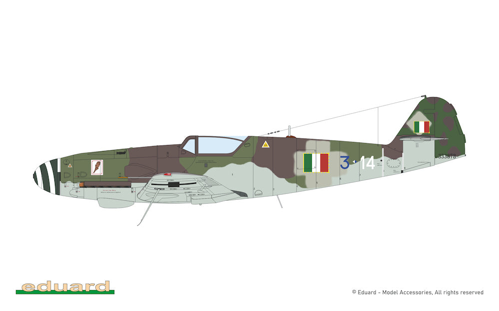 Eduard kits 2155 1:72 Messerschmitt Bf-109K-4 KURFÜRST DUAL COMBO