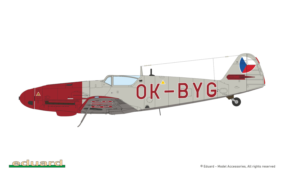 Eduard kits 2157 1:72 AVIA S-99/C-10 1/72 Limited Edition kit of Czechoslovak piston engine fighter aircraft Avia S-99 / C-10 in 1/72 scale. S-99 / C-10 is Czechoslovak post-war designation for Bf 109G-10 (WNF/Diana production) flown by Czechoslovak arme