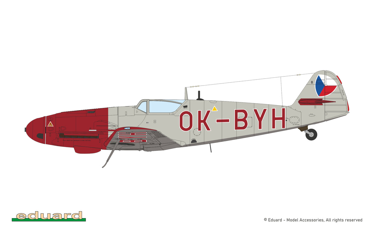 Eduard kits 2157 1:72 AVIA S-99/C-10 1/72 Limited Edition kit of Czechoslovak piston engine fighter aircraft Avia S-99 / C-10 in 1/72 scale. S-99 / C-10 is Czechoslovak post-war designation for Bf 109G-10 (WNF/Diana production) flown by Czechoslovak arme
