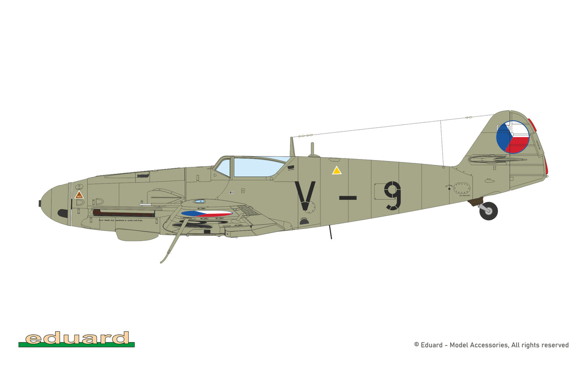 Eduard kits 2157 1:72 AVIA S-99/C-10 1/72 Limited Edition kit of Czechoslovak piston engine fighter aircraft Avia S-99 / C-10 in 1/72 scale. S-99 / C-10 is Czechoslovak post-war designation for Bf 109G-10 (WNF/Diana production) flown by Czechoslovak arme