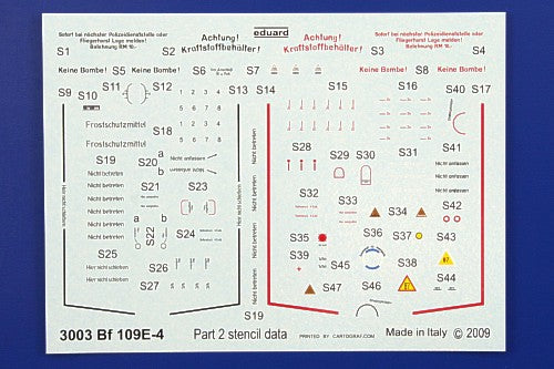 Eduard kits 3003 1:32 Messerschmitt Bf-109E-4 PROFIpack .