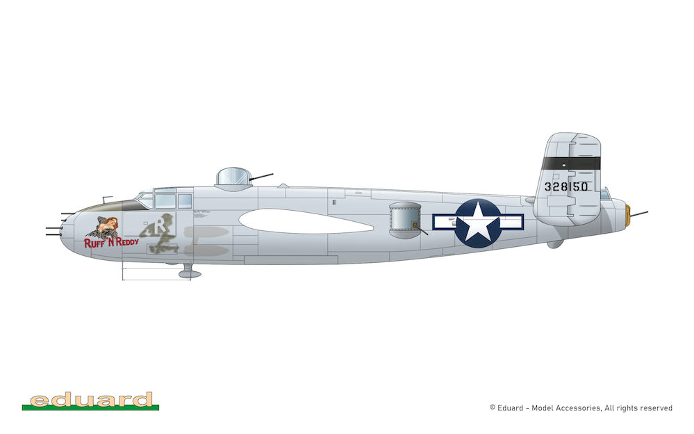 Eduard kits 548001 1:48 STRAFER / North-American B-25J MITCHELL.