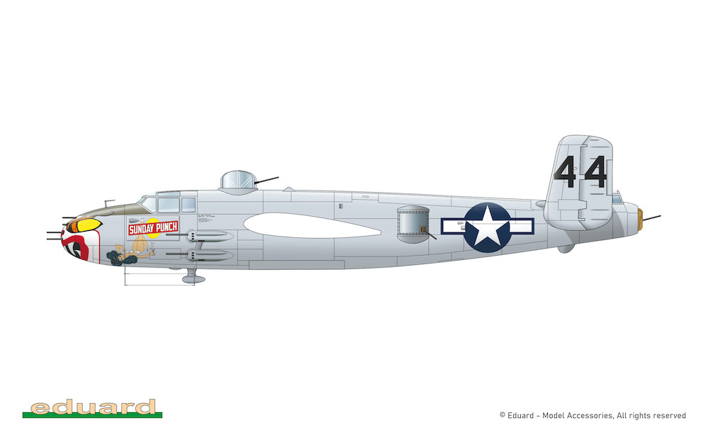 Eduard kits 548001 1:48 STRAFER / North-American B-25J MITCHELL.