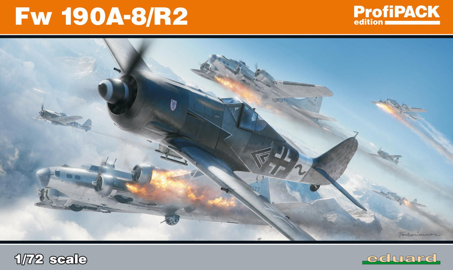 Eduard kits 70112 1:72  Focke-Wulf Fw-190A-8/R2 ProfiPACK