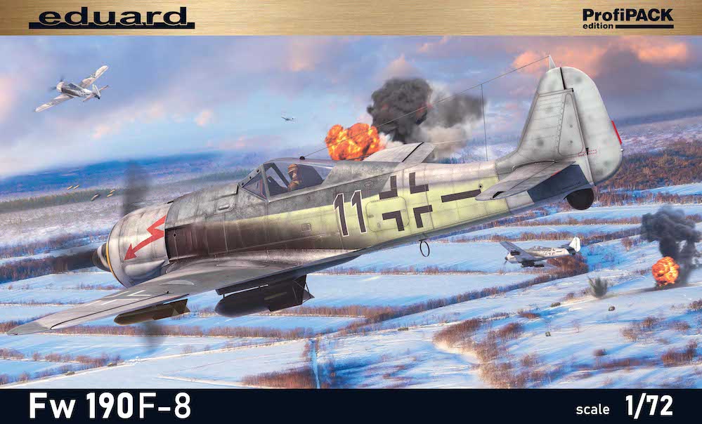 Eduard 70119 1:72 Focke-Wulf Fw-190F-8 ProfiPACK Edition