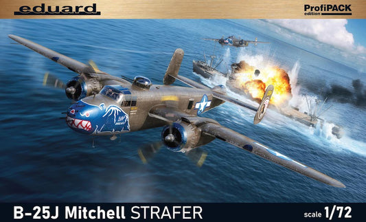 Eduard 7012 1:72 North-American B-25J Mitchell STRAFER ProfiPACK Edition