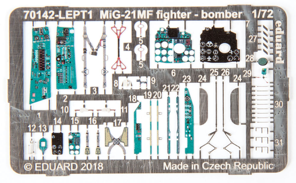 Eduard kits 70142 1:72 MiG-21MF Fighter Bomber ProfiPack edition