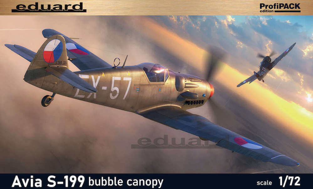 Eduard kits 70151 1:72 Avia S-199 bubble canopy ProfiPACK edition