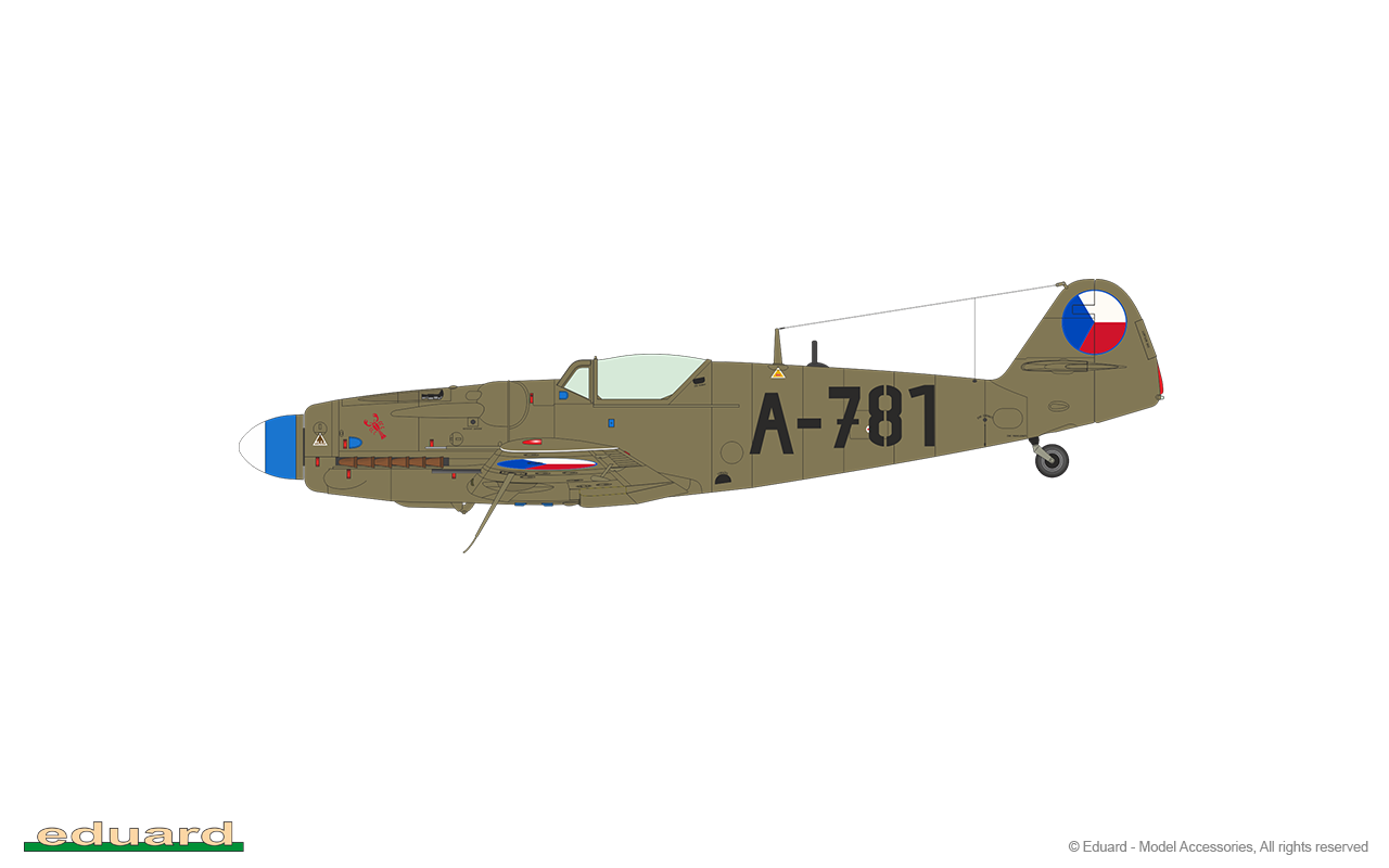 Eduard kits 70151 1:72 Avia S-199 bubble canopy ProfiPACK edition