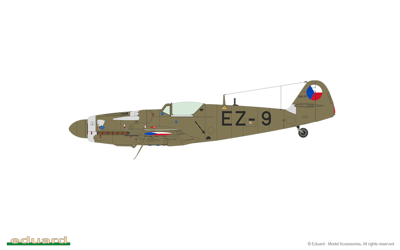 Eduard kits 70151 1:72 Avia S-199 bubble canopy ProfiPACK edition