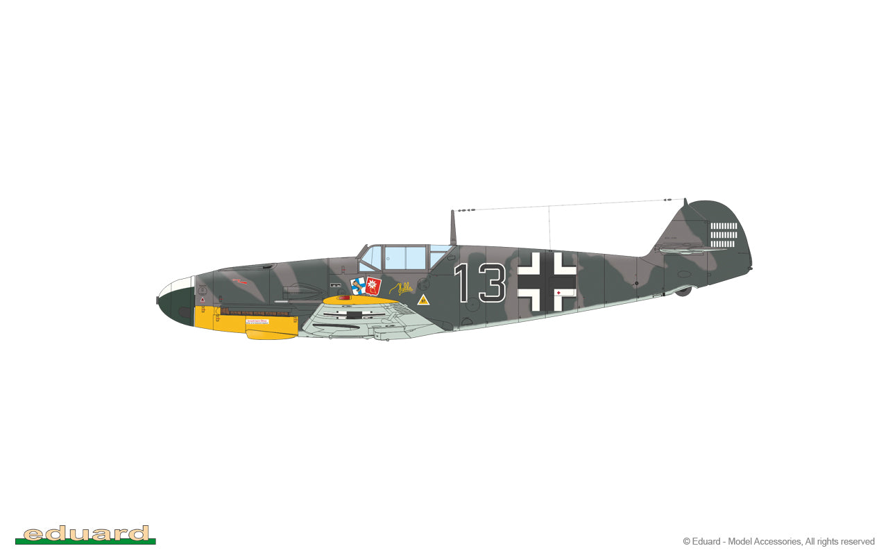 Eduard 70155 1:72 Messerschmitt Bf109 F-4 ProfiPACK Edition