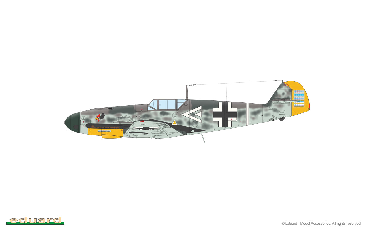 Eduard 70155 1:72 Messerschmitt Bf109 F-4 ProfiPACK Edition