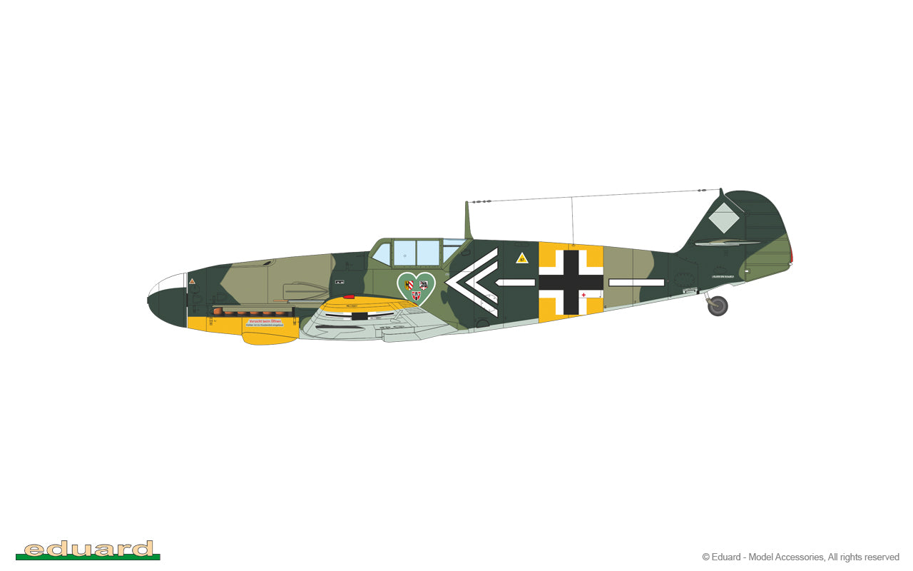 Eduard kits 70156 1:72 Messerschmitt Bf-109G-2 ProfiPACK