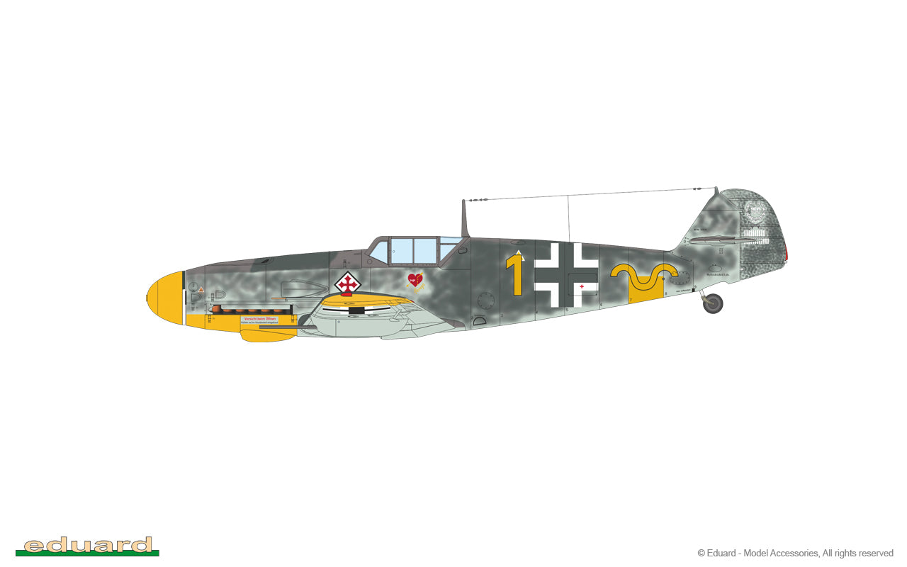 Eduard kits 70156 1:72 Messerschmitt Bf-109G-2 ProfiPACK