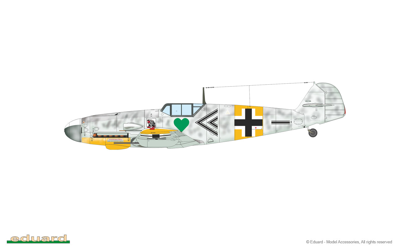 Eduard kits 70156 1:72 Messerschmitt Bf-109G-2 ProfiPACK