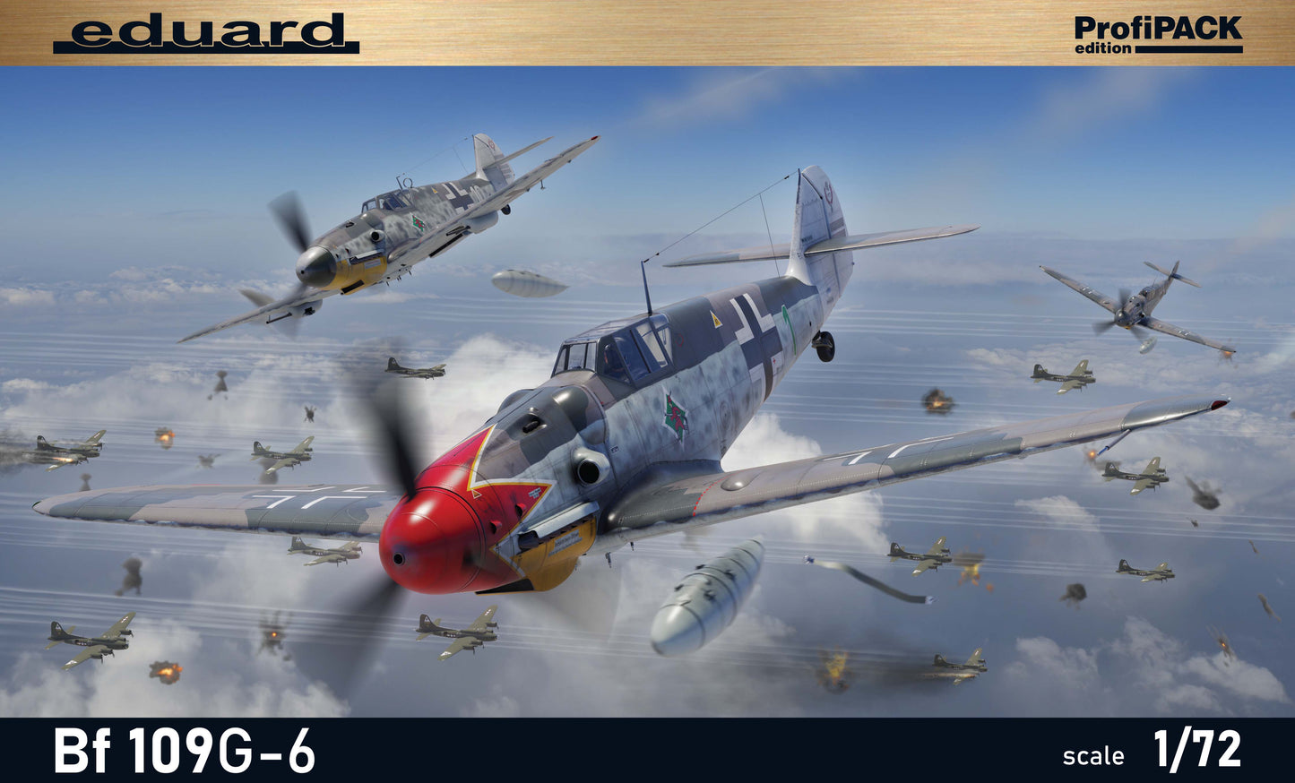 Eduard kits 70159 1:72 Messerschmitt Bf-109G-6 ProfiPACK edition